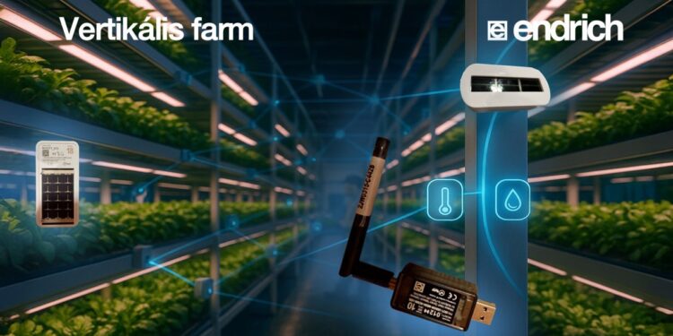 Az E-IoT alkalmazása speciális területen – a vertikális farm távfelügyelete